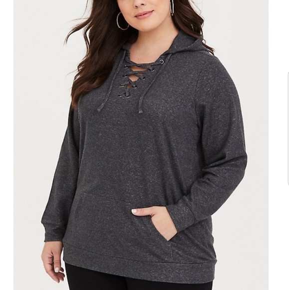 torrid Tops - Torrid crisscross sweatshirt LL